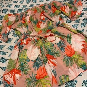 Beautiful tropical romper
